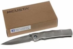 Mcusta MC-33D Shinra Take Folding Knife, Handle/blade: Damascus And Damascus -Knife Shop MC33D 07 mcusta take damast mc33d d8