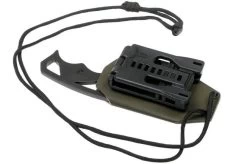 Medford Praetorian Neck Knife PVD S35VN Neck Knife, OD Green Kydex -Knife Shop MF 21 PNK 03 06 medford