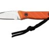 Medford Necromancer S35VN Tumbled Blade, Orange G10 Handle, Neck Knife