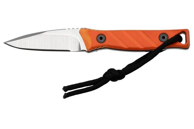 Medford Necromancer S35VN Tumbled Blade, Orange G10 Handle, Neck Knife 1 Medford Necromancer S35VN Tumbled Blade, Orange G10 Handle, Neck Knife