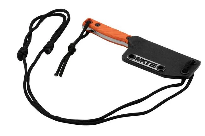 Medford Necromancer S35VN Tumbled Blade, Orange G10 Handle, Neck Knife 6 Medford Necromancer S35VN Tumbled Blade, Orange G10 Handle, Neck Knife - Image 6