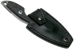 MKM Mikro 2 Wharncliffe, Stonewashed Carbon Fibre Neck Knife, Jesper Voxnaes Design -Knife Shop MMK MR02 CF 06 mkm knives