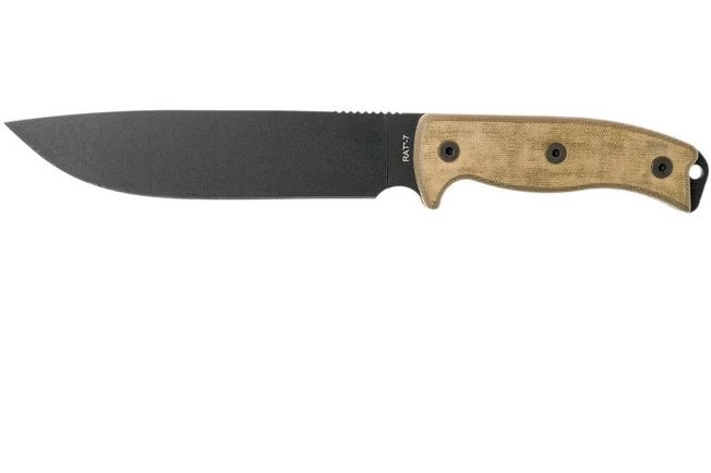 Ontario RAT-7 Plain Edge 8668 Survival Knife 1 Ontario RAT-7 Plain Edge 8668 Survival Knife