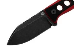 QSP Knife Canary QS141-B2 Blackwashed, Black Red G10, Neck Knife 8 QSP Knife Canary QS141-B2 Blackwashed, Black Red G10, Neck Knife -Knife Shop QS141 B2 03 qsp