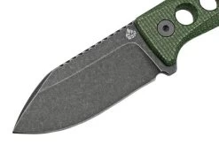 QSP Knife Canary QS141-C2 Blackwashed, Black Green G10, Neck Knife 8 QSP Knife Canary QS141-C2 Blackwashed, Black Green G10, Neck Knife -Knife Shop QS141 C2 03 qsp