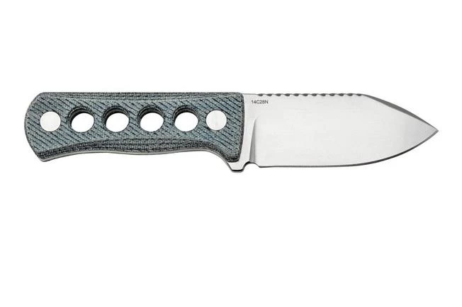 QSP Knife Canary QS141-D1 Stonewashed, Denim Micarta, Neck Knife 2 QSP Knife Canary QS141-D1 Stonewashed, Denim Micarta, Neck Knife - Image 2