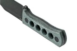 QSP Knife Canary QS141-D2 Blackwashed, Denim Micarta, Neck Knife 9 QSP Knife Canary QS141-D2 Blackwashed, Denim Micarta, Neck Knife -Knife Shop QS141 D2 04 qsp