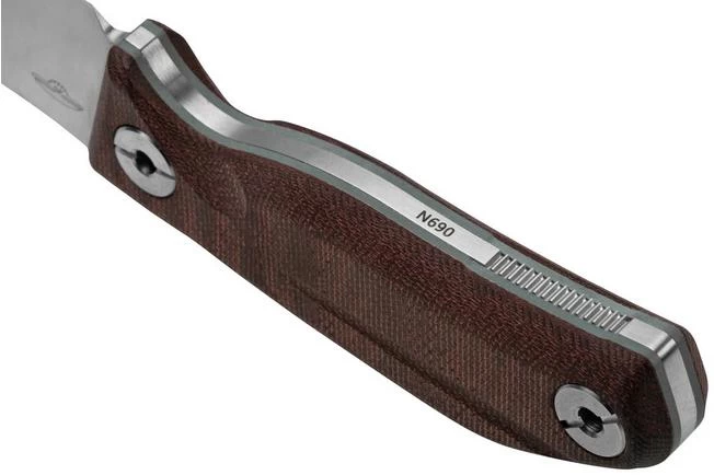 Real Steel CVX-80 Red Micarta 3564 Convex Bushcraft Knife, Poltergeist Design 4 Real Steel CVX-80 Red Micarta 3564 Convex Bushcraft Knife, Poltergeist Design - Image 4