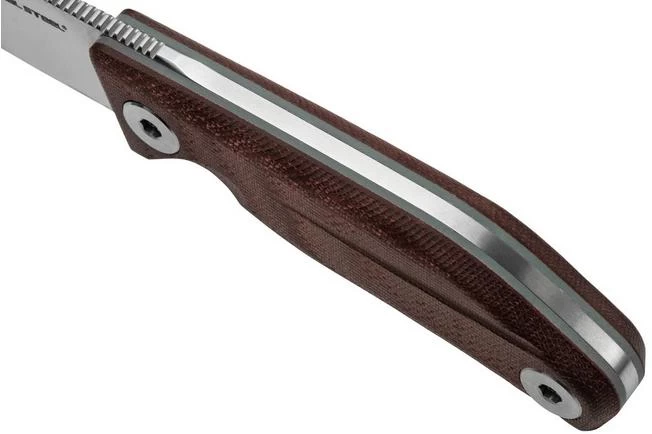 Real Steel CVX-80 Red Micarta 3564 Convex Bushcraft Knife, Poltergeist Design 6 Real Steel CVX-80 Red Micarta 3564 Convex Bushcraft Knife, Poltergeist Design - Image 6