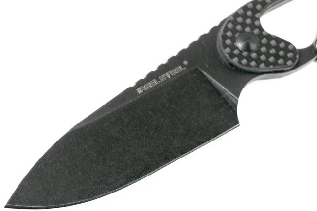 Real Steel Comerant 3724 Blackwashed Neck Knife 3 Real Steel Comerant 3724 Blackwashed Neck Knife - Image 3