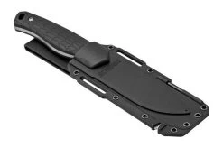 Schrade Exertion Drop Point Knife 1159309, Black Fixed Knife -Knife Shop SC1159309 06 schrade