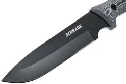 Schrade Frontier 7" Fixed Blade SCHF52M Micarta, 1095 Carbon Steel, Fixed Knife With Sharpening Stone & Firesteel -Knife Shop SCHF52M 03 schrade