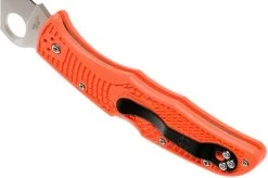 Spyderco Endura 4 Orange C10FPOR Pocket Knife -Knife Shop SPC10FPOR 05 spyderco