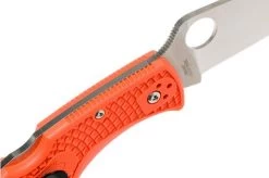 Spyderco Endura 4 Orange C10FPOR Pocket Knife -Knife Shop SPC10FPOR 06 spyderco