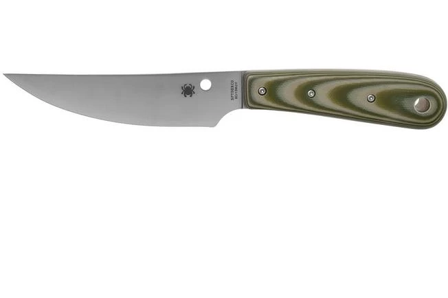 Spyderco Bow River FB64GPOD OD Green Fixed Knife, Phil Wilson Design 1 Spyderco Bow River FB64GPOD OD Green Fixed Knife, Phil Wilson Design