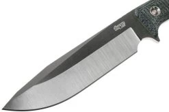 TRC Knives Apocalypse, Elmax, Black Canvas Micarta, Survival Knife -Knife Shop TI AP MICBK 03 trc knives