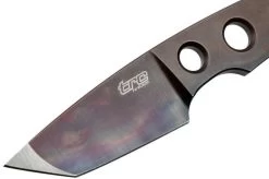 TRC Knives Mini Tanto, M390 Apocalyptic Finish, Neck Knife -Knife Shop TI MTA 03 trc knives