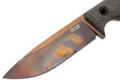 TRC Knives South Pole, Elmax Apocalypse Finish 2022 Biohazard Edition, Black Canvas Micarta, Survival Knife -Knife Shop TI SP BCM APO 03 trc knives