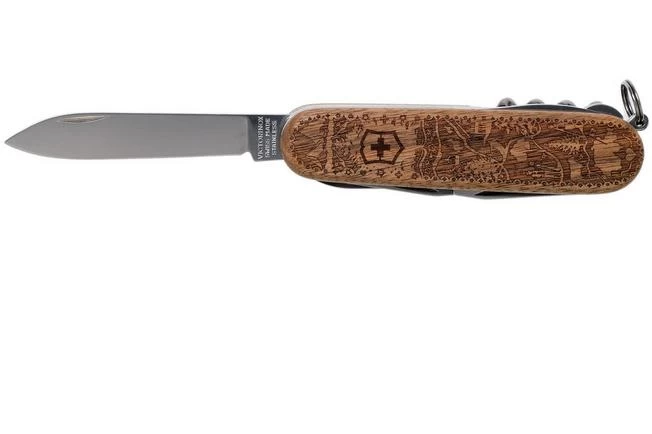 Victorinox Climber Wood Swiss Spirit 1.3701.63L21 Special Edition 2021 Swiss Pocket Knife 3 Victorinox Climber Wood Swiss Spirit 1.3701.63L21 Special Edition 2021 Swiss Pocket Knife - Image 3