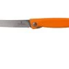 Victorinox SwissClassic 6.7836.F9B Serrated Foldable Vegetable Knife, Orange