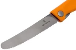 Victorinox SwissClassic 6.7836.F9B Serrated Foldable Vegetable Knife, Orange -Knife Shop VT6 7836 F9B 03 victorinox