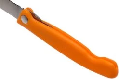Victorinox SwissClassic 6.7836.F9B Serrated Foldable Vegetable Knife, Orange -Knife Shop VT6 7836 F9B 05 victorinox