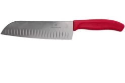 Victorinox SwissClassic 6.8521.17B Santoku With Dimples 17 Cm, Red