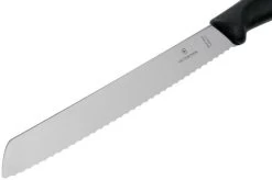 Victorinox SwissClassic 6.8633.21G Bread Knife Black 21 Cm -Knife Shop VT6 8633 21G 03 victorinox