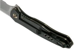 WE Knife Kitefin 2001E Black Titanium, Blue Line Pocket Knife -Knife Shop WK2001E 05 we knife